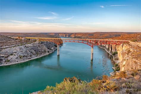 View the Scenic Southwest Texas Canyonlands from the Pecos River Bridge