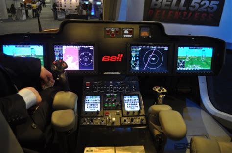 Bell 525 cockpit - Vertical Flight Photo Gallery