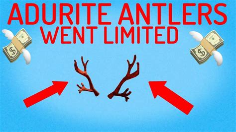 ADURITE ANTLERS WENT LIMITED! - YouTube