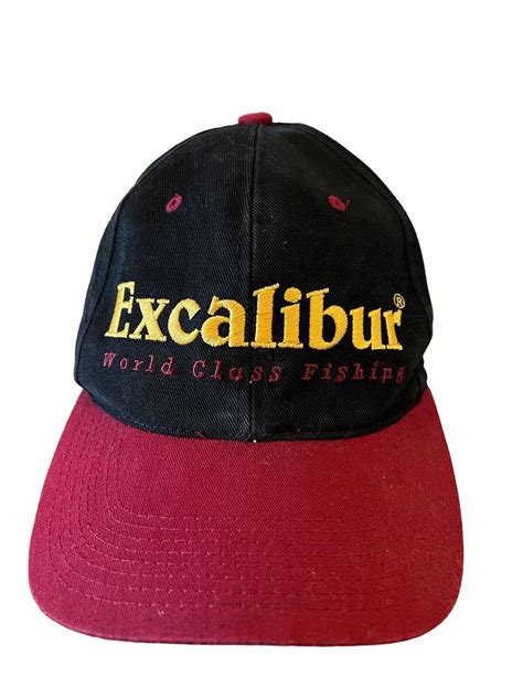 Vintage Excalibur World Class Fishing Snapback Hat Sp… - Gem