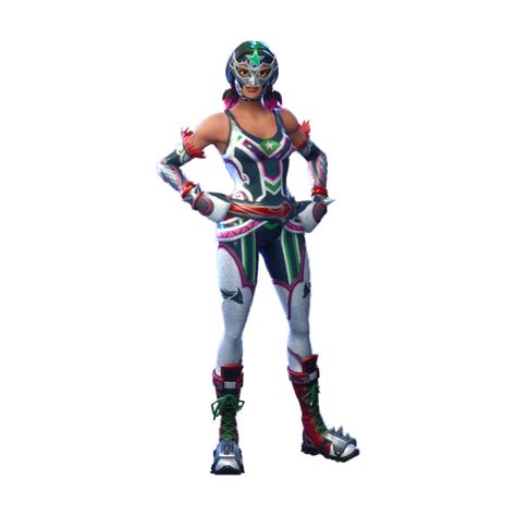 Dynamo - Fortnite Skin - Female Lucha Libre Wrestler (Luchador)