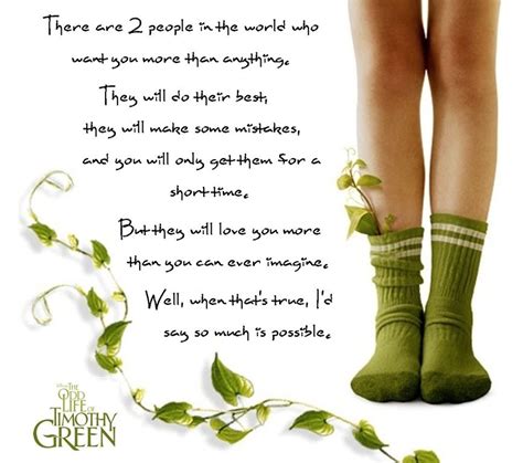 “The Odd Life of Timothy Green” | Adoption quotes, Mother quotes, Life