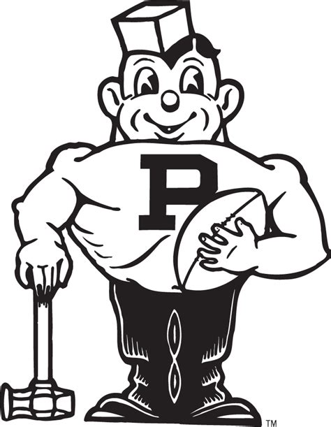 Purdue Boilermakers Alternate Logo - NCAA Division I (n-r) (NCAA n-r) - Chris Creamer's Sports ...