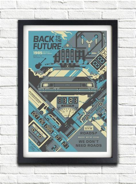 Back to the Future 1985 Poster | Etsy | Back to the future, Poster, Amazon picture frames