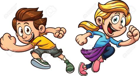 Image result for running obstacle course, clipart | Kids running, Clip ...