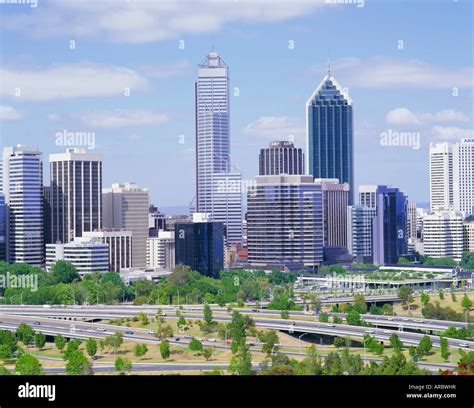 Perth city skyline daytime hi-res stock photography and images - Alamy