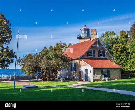 Eagle Bluff Lighthouse, Peninsula State Park, Fish Creek, Wisconsin ...