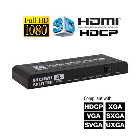 4-Port HDMI Splitter