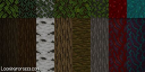 Types of Trees in Minecraft | Lookingforseed.com