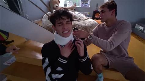 Lucas and Marcus! BROKE MY NECK PRANK on FAMILY! - YouTube