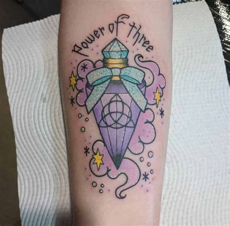 Witchy Tattoos To Wear Your Magia On Your Skin - Fierce | Crystal tattoo, Crystal ball tattoo ...