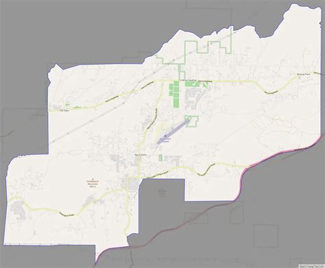 Map of Agua Dulce CDP, California - Thong Thai Real