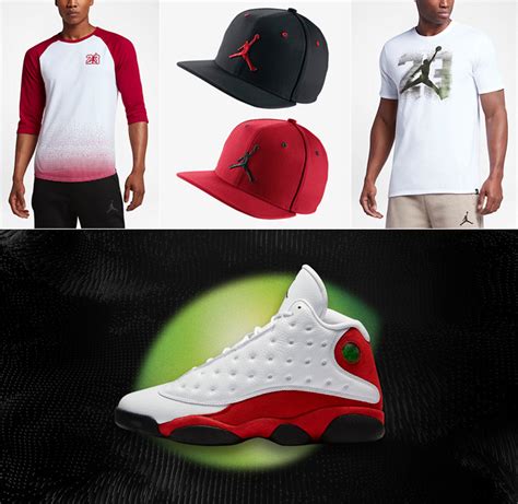 Clothing to Match Air Jordan 13 Chicago | SportFits.com