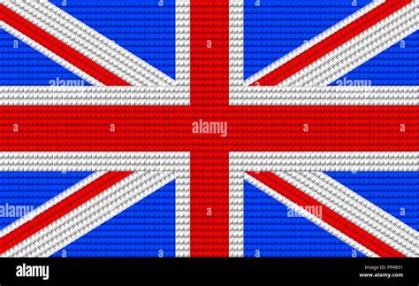 UK flag embroidery design pattern Stock Vector Image & Art - Alamy