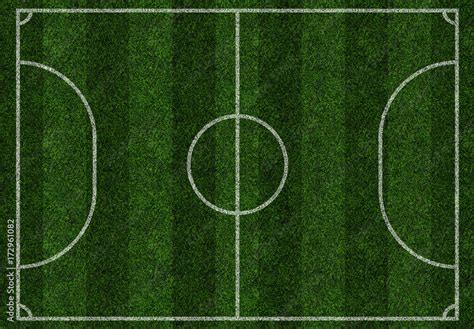 Mini-football field, pitch, ground, isolated. Top view Stock ...