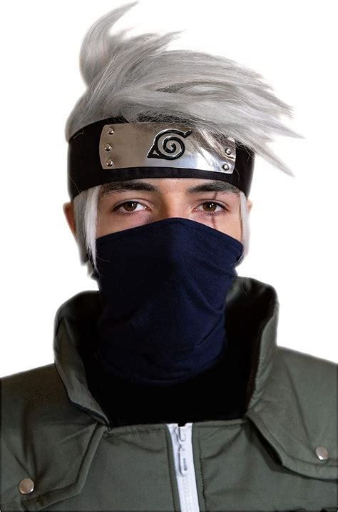 Amazon.com: DAZCOS Hatake Kakashi Cosplay Mask Veil (Navy Blue) : Clothing, Shoes & Jewelry