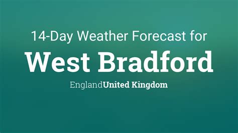 West Bradford, England, United Kingdom 14 day weather forecast