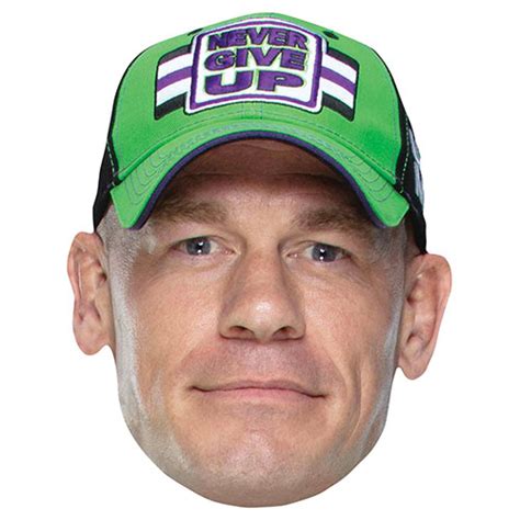 WWE John Cena Cardboard Face Mask | Partyrama