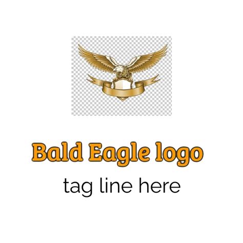 Bald Eagle logo design template. | PosterMyWall