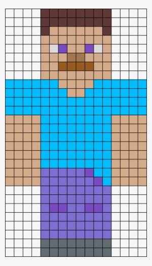 Minecraft Steve Pixel Art