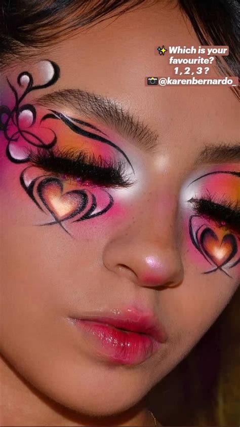 Which is your favourite? 1 , 2 , 3 ? 📸@karenbernardo_ | Eye makeup, Makeup tutorial, Creative ...