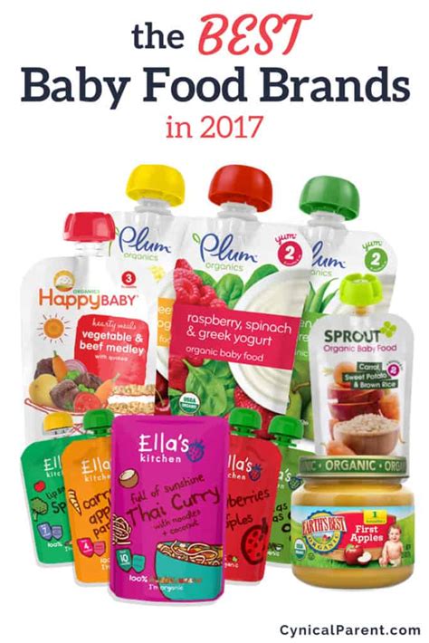 Best Baby Food Brands in 2017