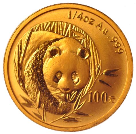 Buy 1/4oz Chinese Panda Gold Coins from BullionByPost UK - From £405.50