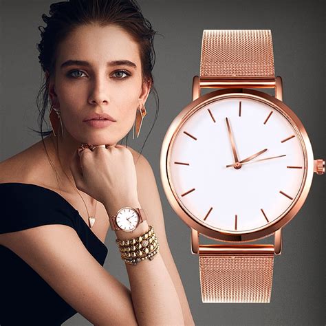 Montre femme maille milanaise rose gold - Bijoux Femmes/Montres ...