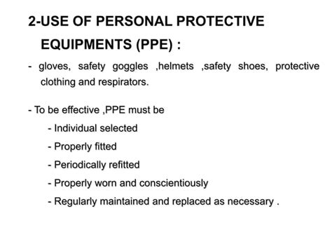 Prevention & control of occupational diseases