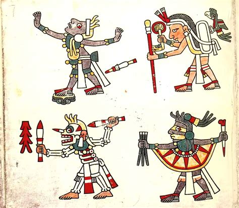 John Pohl's - Ancient Books - The Borgia Group - Codex Laud | Mayan art, Ancient books, Aztec art