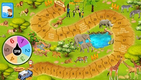 Safari Board Game with Card Decks - Ultimate SLP