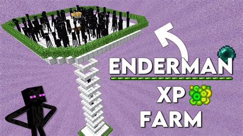 Minecraft Enderman XP Farm Tutorial 1.20+ For Bedrock and Java Edition - YouTube