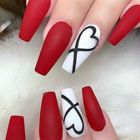 20 Valentine's Day Nails Ideas Featuring All Nail Shapes