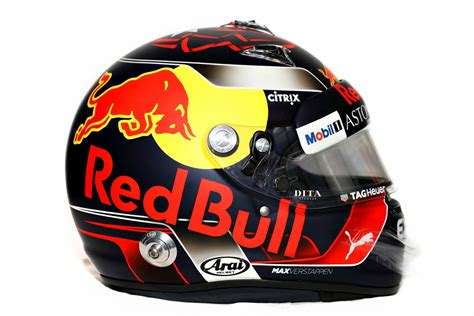 Helmet Design Max Verstappen 2018 Aston Martin Red Bull Racing By JMD ...