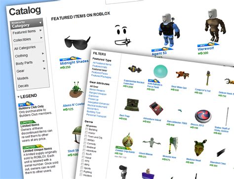 The Revamped ROBLOX Catalog Arrives - Roblox Blog