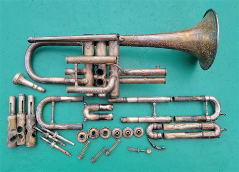 Buescher Model 255 Cornet 1928 Elkhart Indiana Vintage horn Brass ...