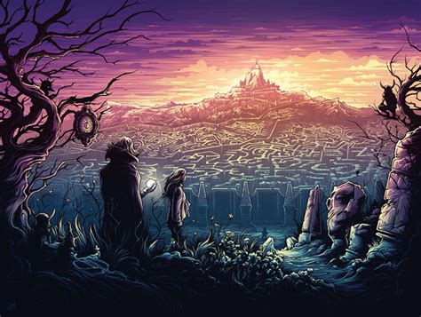 Labyrinth by Dan Mumford - Home of the Alternative Movie Poster -AMP-