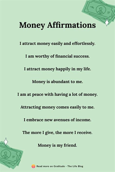 100 Money Affirmations for Financial Abundance and Wealth