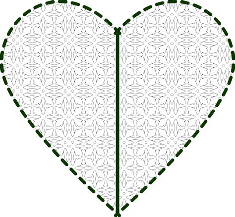 Clipart - Patchwork Heart