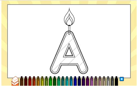 ABC coloring game for toddlers and older kids will make education interactive and fun for them ...