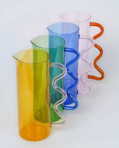 Sophie Lou Jacobsen Bloom Multi-Colour Glass Teapot