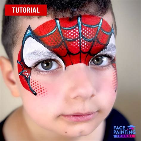 Fast & Easy Spiderman Face Paint Step-by-Step Tutorial