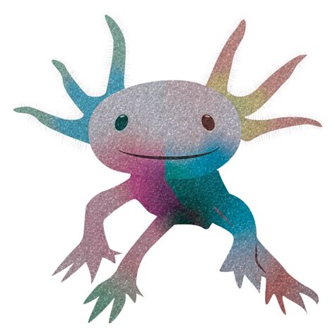 Chimera Axolotl, Amphibian, Illustration, Axolotl, Axolotl Merch ...