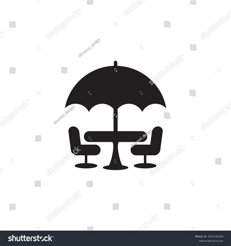 Outdoor Restaurant Chair Umbrella Tent Vector Stock Vector (Royalty Free) 2057145569 | Shutterstock