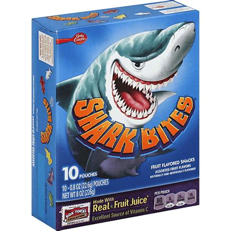 Betty Crocker® Shark Bites Fruit Flavored Snacks Assorted Flavors 10-0.8 oz Pouches | Fruit ...