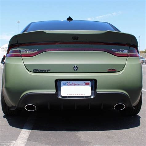 Dodge Dart 2013-2016 Demon Style 3 Piece Polyurethane Rear Wing Spoiler