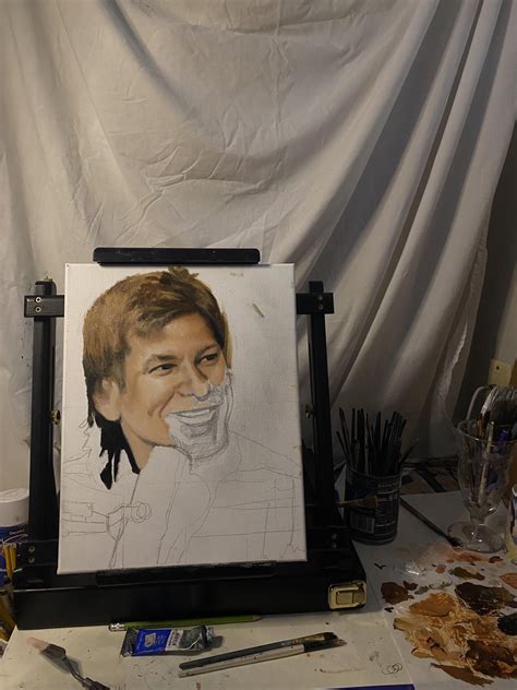 Hoping to finish my Theo Von painting tomorrow 🙏🏼 : r/TheoVon