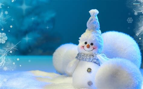 Winter Snowman Wallpaper - WallpaperSafari