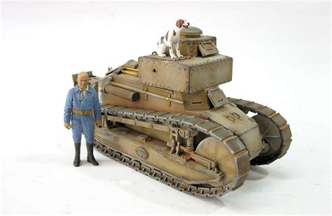 Panzerserra Bunker- Military Scale Models in 1/35 scale: Renault FT 17 gun tank and FT 17 TSF ...