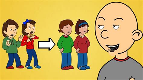 Classic Caillou Turns His Parents Accurate/Grounded - YouTube